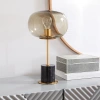 Nordic ins minimalist postmodern designer creative marble glass model room living room bedroom popular table lamp Specification image